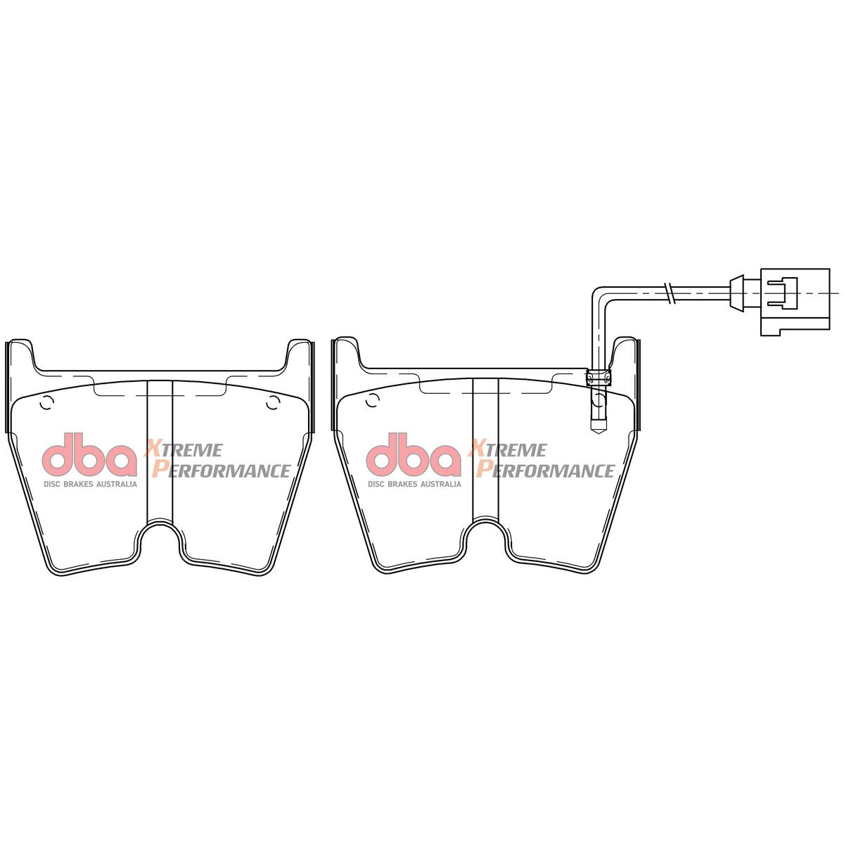DBA Xtreme Performance Brake Pad Set Front DB15005XP