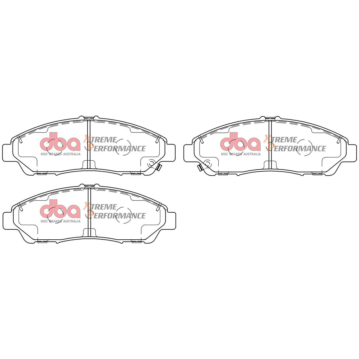 DBA Xtreme Performance Brake Pad Set Front DB8396XP