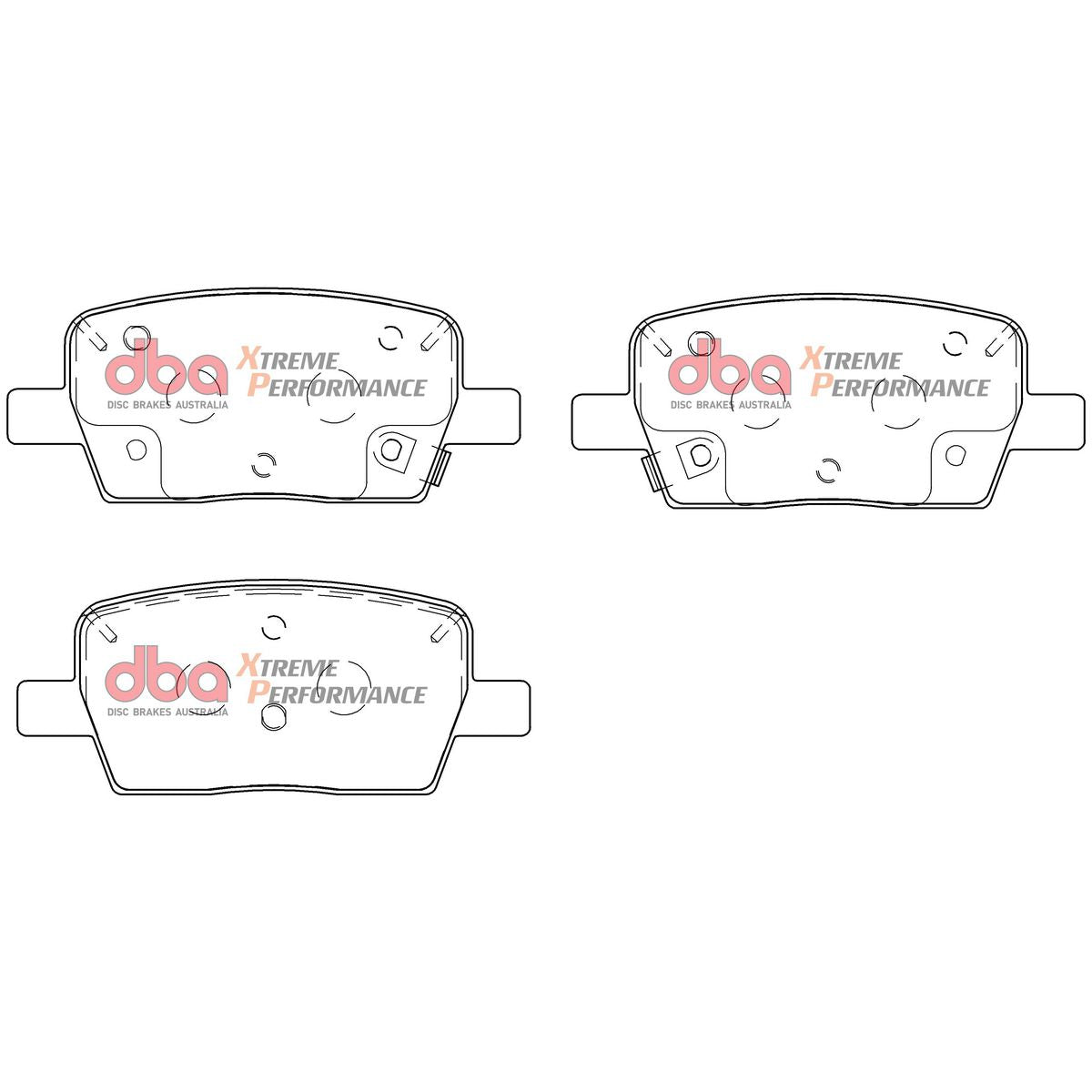 DBA Xtreme Performance Brake Pad Set Rear DB9105XP