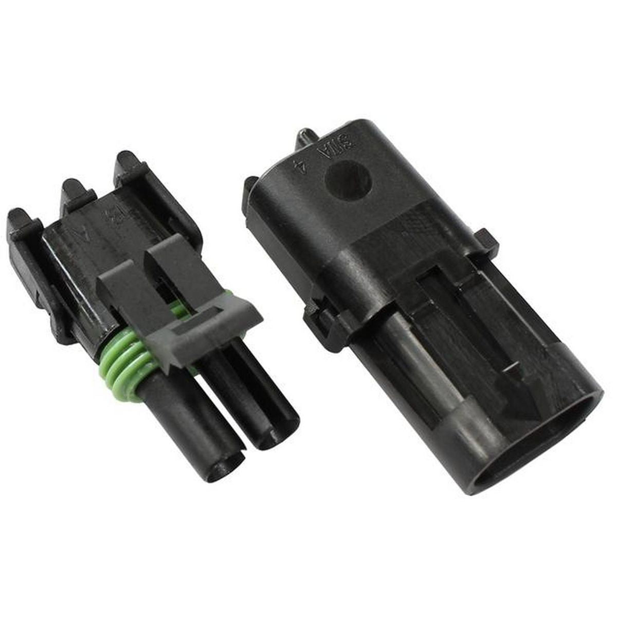 Aeroflow Weatherpack 2 Pin Connector AF49-8502