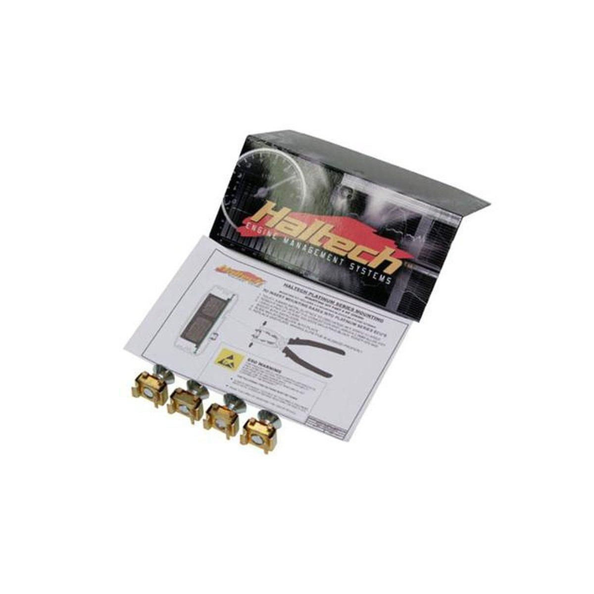Haltech HT-039000 Platinum ECU Rail-type mounts and screws (Pack of 4 suits all silver extrusions)