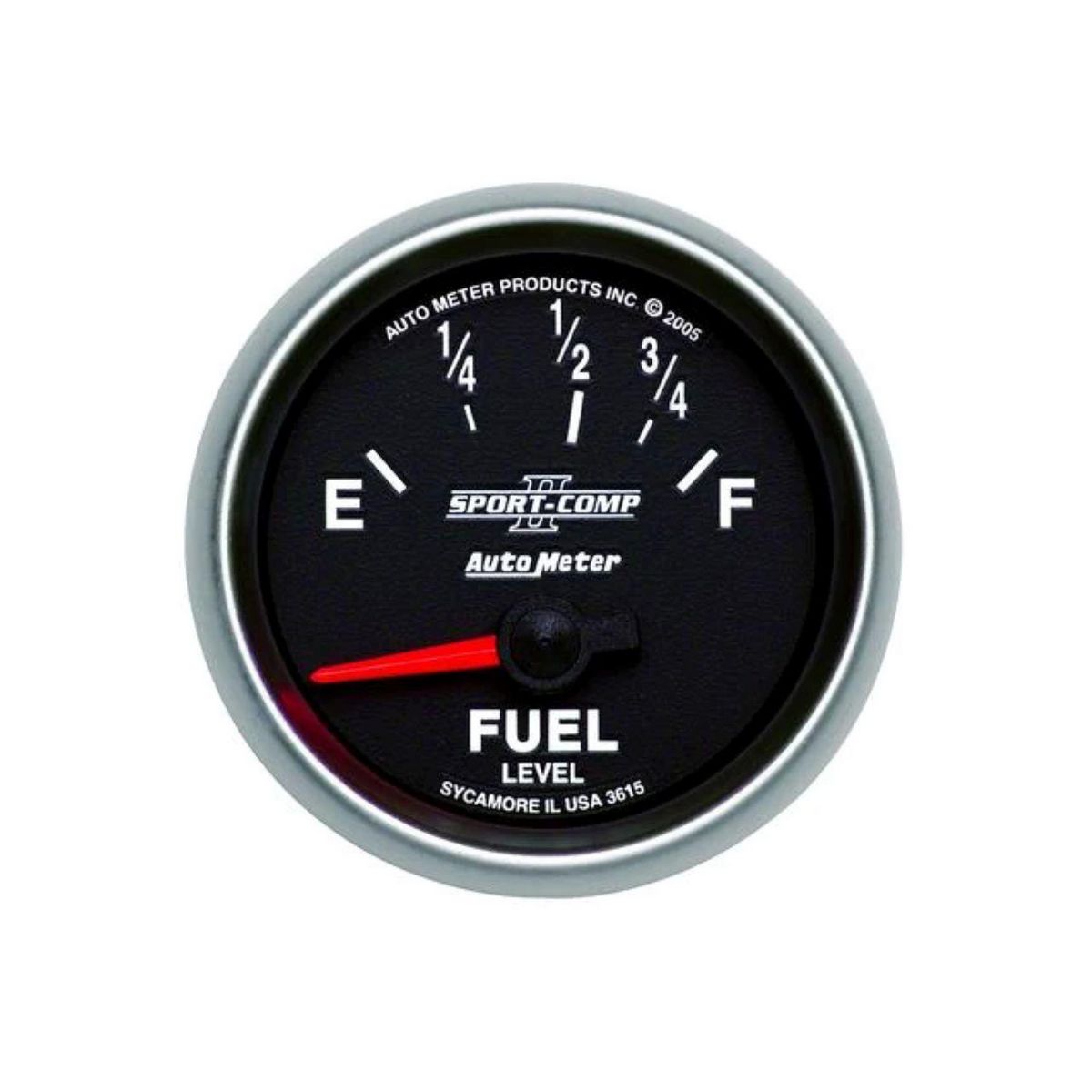 Autometer Sport-Comp II 2-1/16in Fuel Level Gauge 73- 10 Ohm AU3615