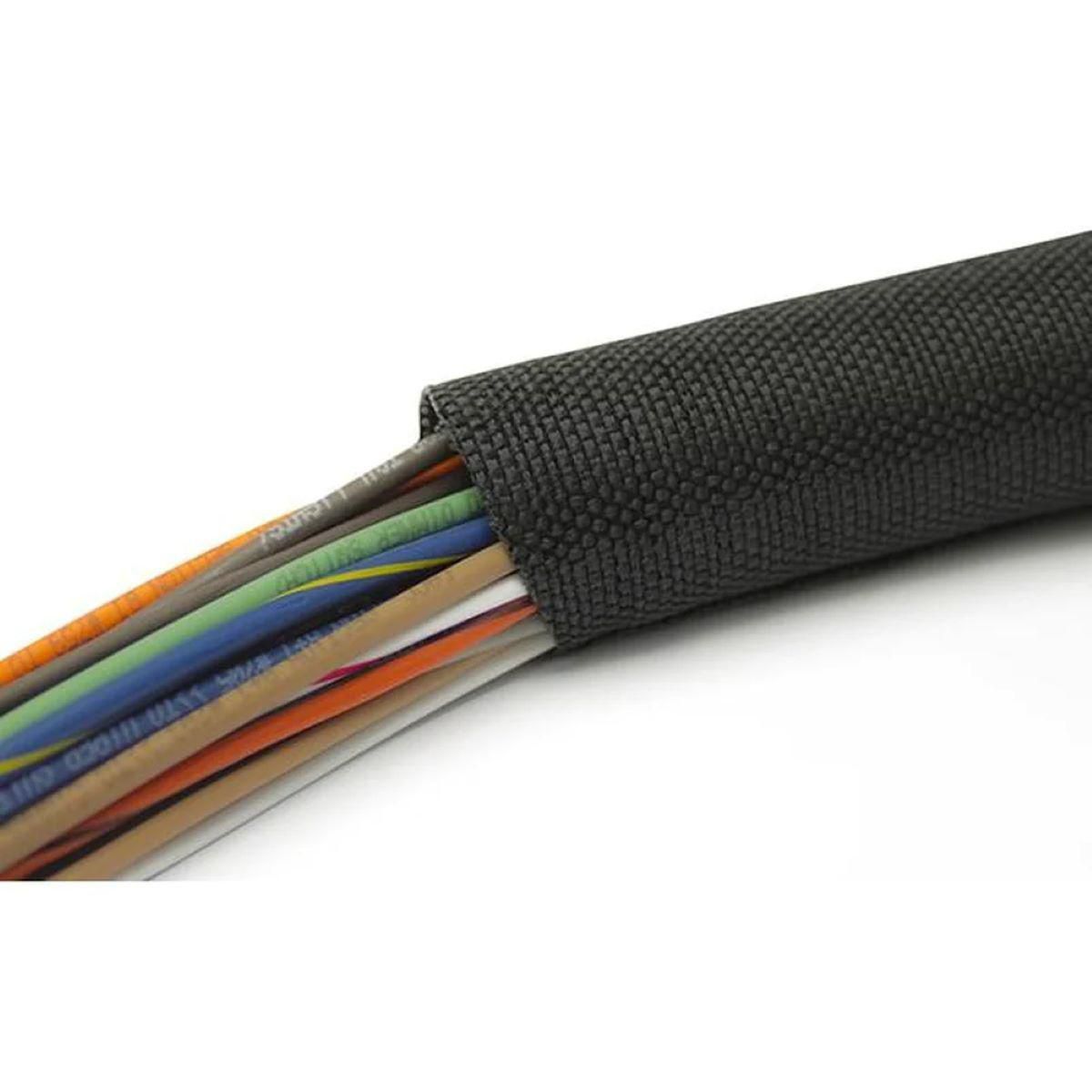 Painless Self-Wrapping Split Classic Braid-1/2" I.D x 10ft Rol PW70958