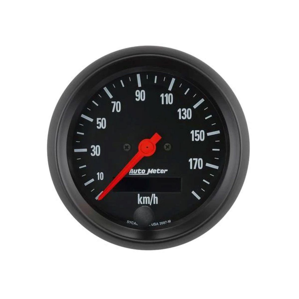 Autometer Z-Series 3-3/8in Speedometer 190KPH AU2687-M