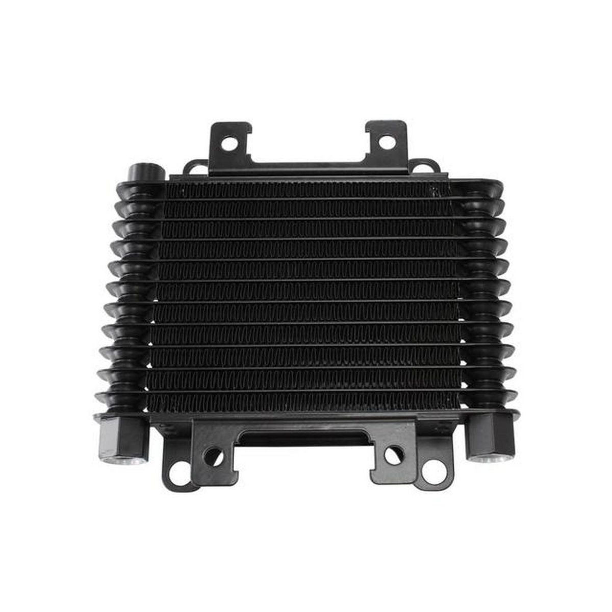 Aeroflow Competition Oil & Transmission Cooler 10 x 7-1/2" x 3-1/2" W/ 80w FAN & Switch 1/2" NPT