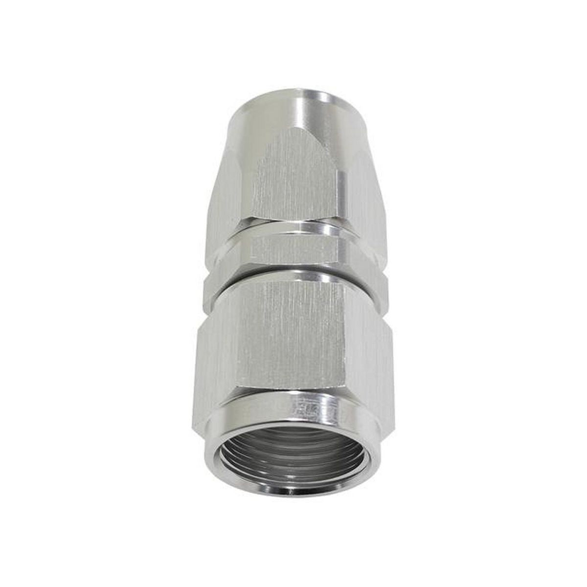 Aeroflow AF201-10DS Alloy Straight Hose End -10AN Silver Swivel Nut Suits Teflon AF201-10DS