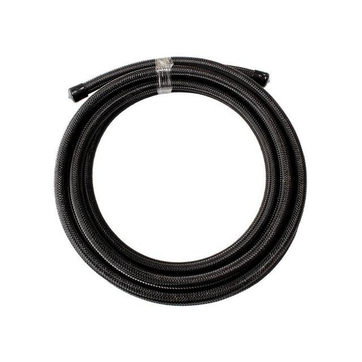 Aeroflow AF200-06-4.5MBLK SS Teflon Braided Hose -6AN 4.5M Black Stainless 11.3M OD