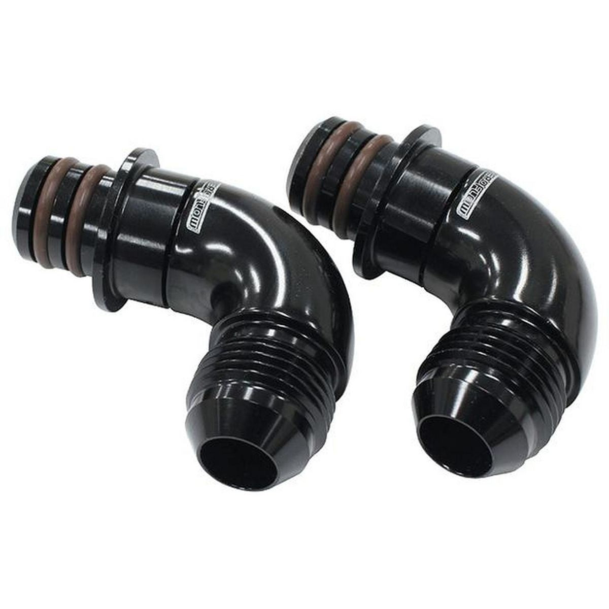 Aeroflow AF72-5050 Trans Cooler Port Fittings Full Flow -8AN Suits Ford ZA ZF6HP26