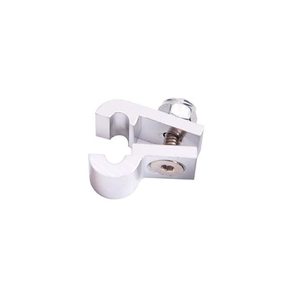 Aeroflow AF157-03S-10 Billet P Style Clamp 3/16 Line Silver 4.7mm ID or 3/16" 10Pk