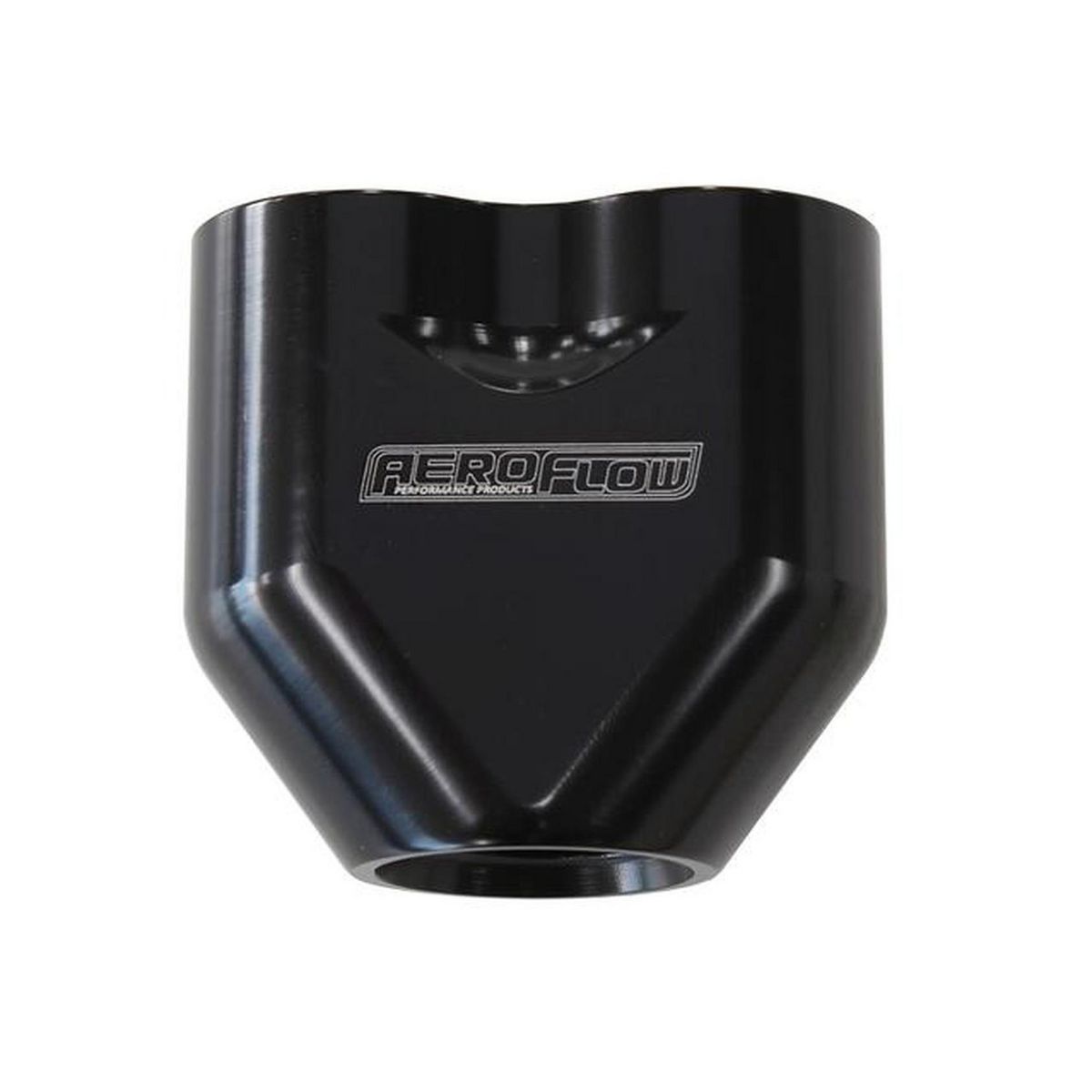 Aeroflow AF455-10-08BLK -10AN To 2X-8AN Female ORB Y Block Black Af 455-10-08Blk