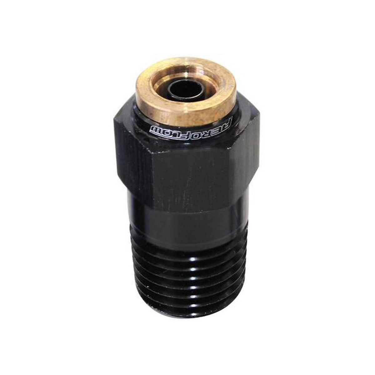 Aeroflow AF121-02BLK 1/8" Npt Straight To 3/16" 120Series Nylon Black Fitting