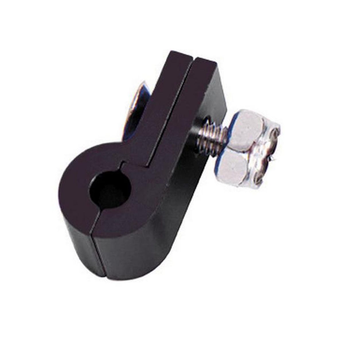 Aeroflow AF157-05BLK Billet P Style Clamp 5/16 Line Black 7.9mm ID or 5/16" ID