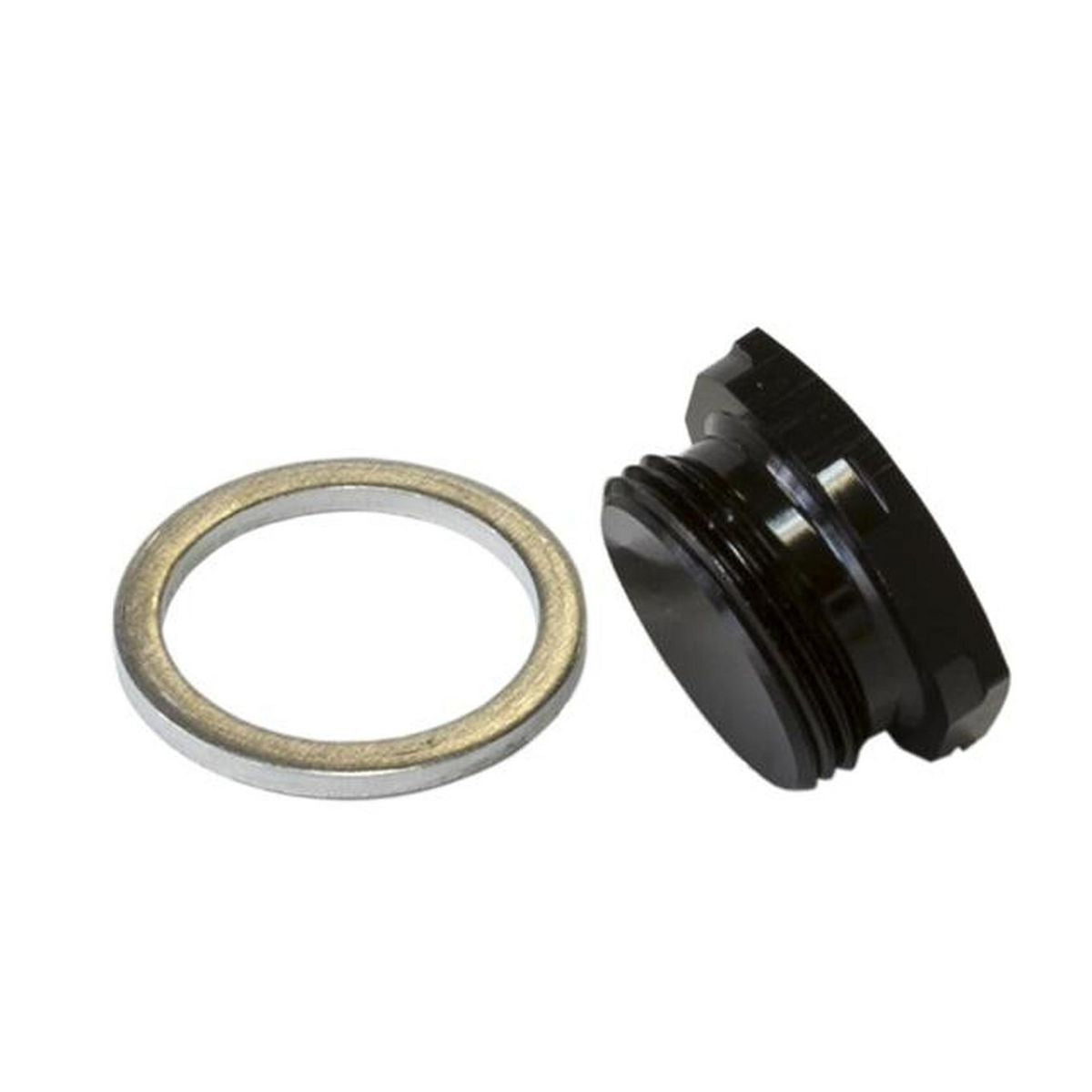 Aeroflow AF700-00BLK Holley Inlet Bowl Blank Plug Black 7/8" X 20 Plug / Blank