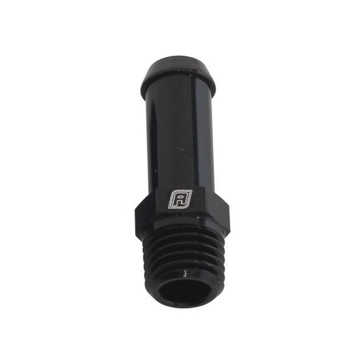 Aeroflow AF841-04-01BLK Male 1/16" Npt To 1/4" Barb Black Straight Male To Male