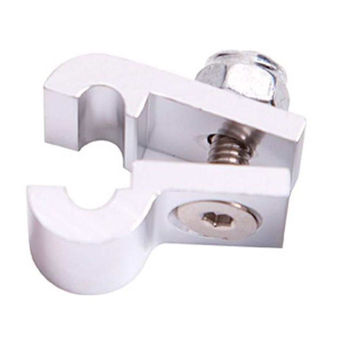 Aeroflow AF157-05S Billet P Style Clamp 5/16 Line Silver 7.9mm ID or 5/16" ID