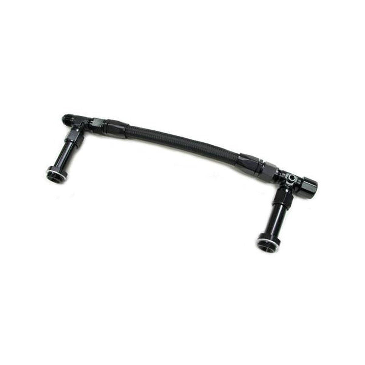 Aeroflow AF162-08BLK Holley Dual Inlet -8AN 4500 Black Suits Dominator Carbs