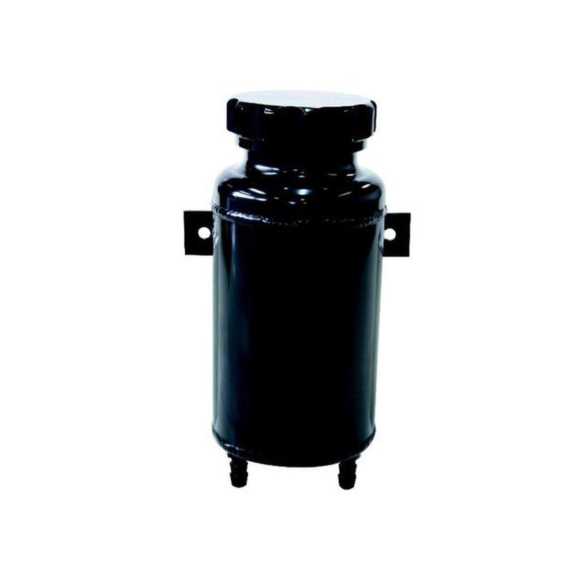Aeroflow AF77-1015BLK Universal Radiator Overflow Tank 8" X 3.5" -4 ORB Black