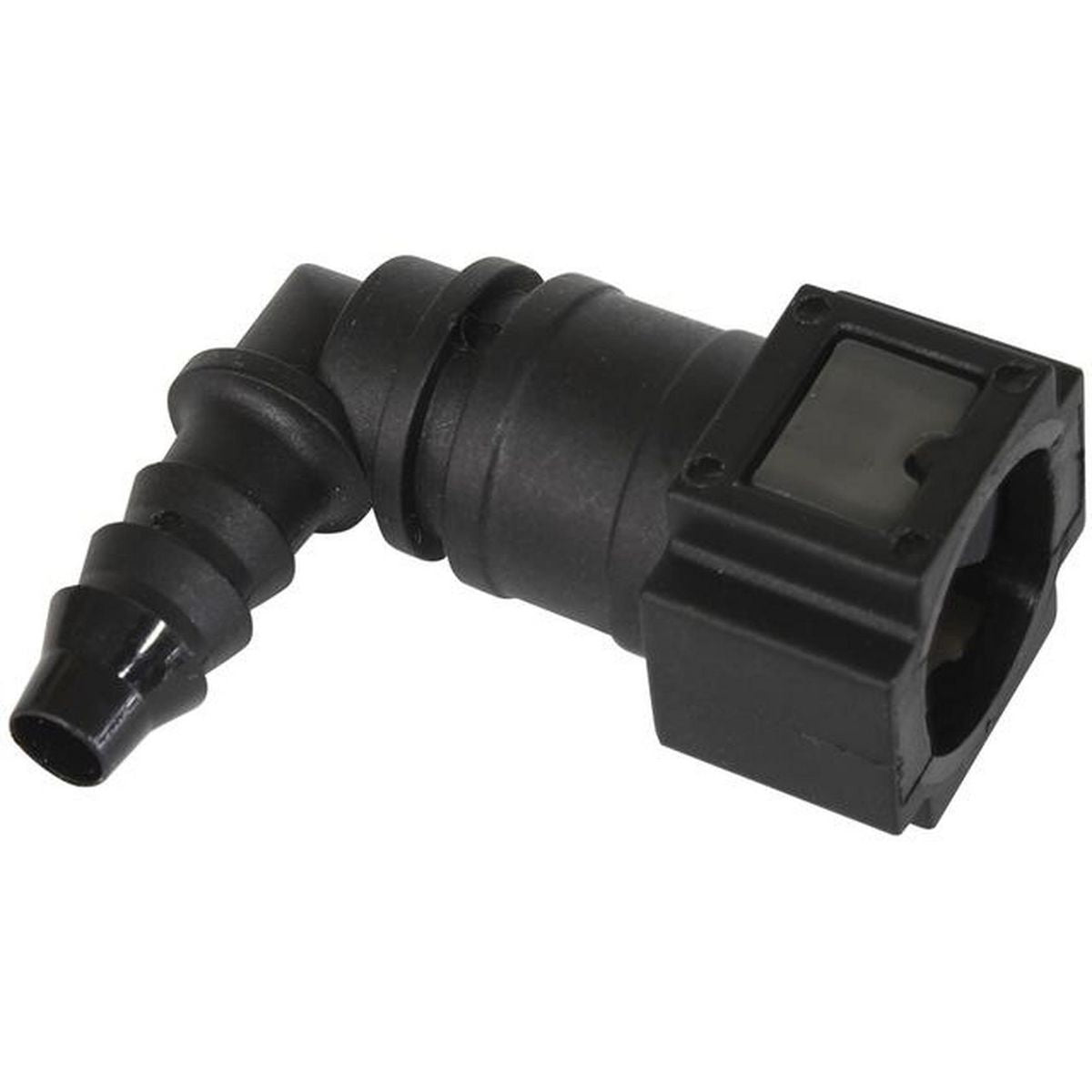 Aeroflow AF49-7002 Push On 5/16" EFI Fitting To 5/16" / 7.9mm Barb 90Degree
