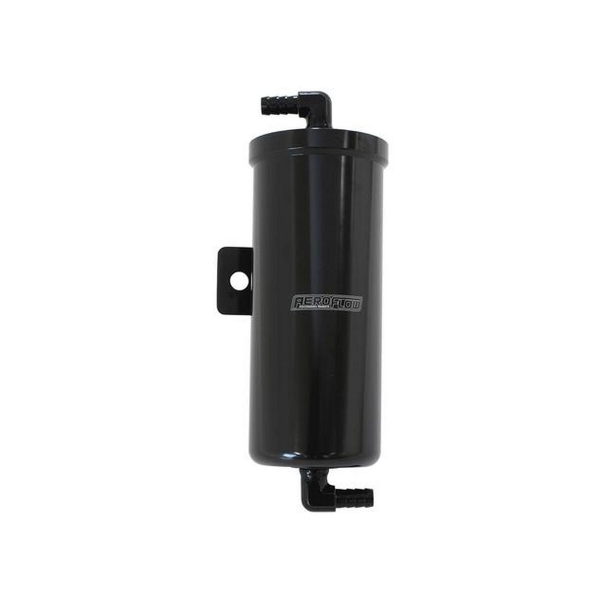 Aeroflow AF77-1029BLK Universal Overflow Tank Black Finsh Compact Design
