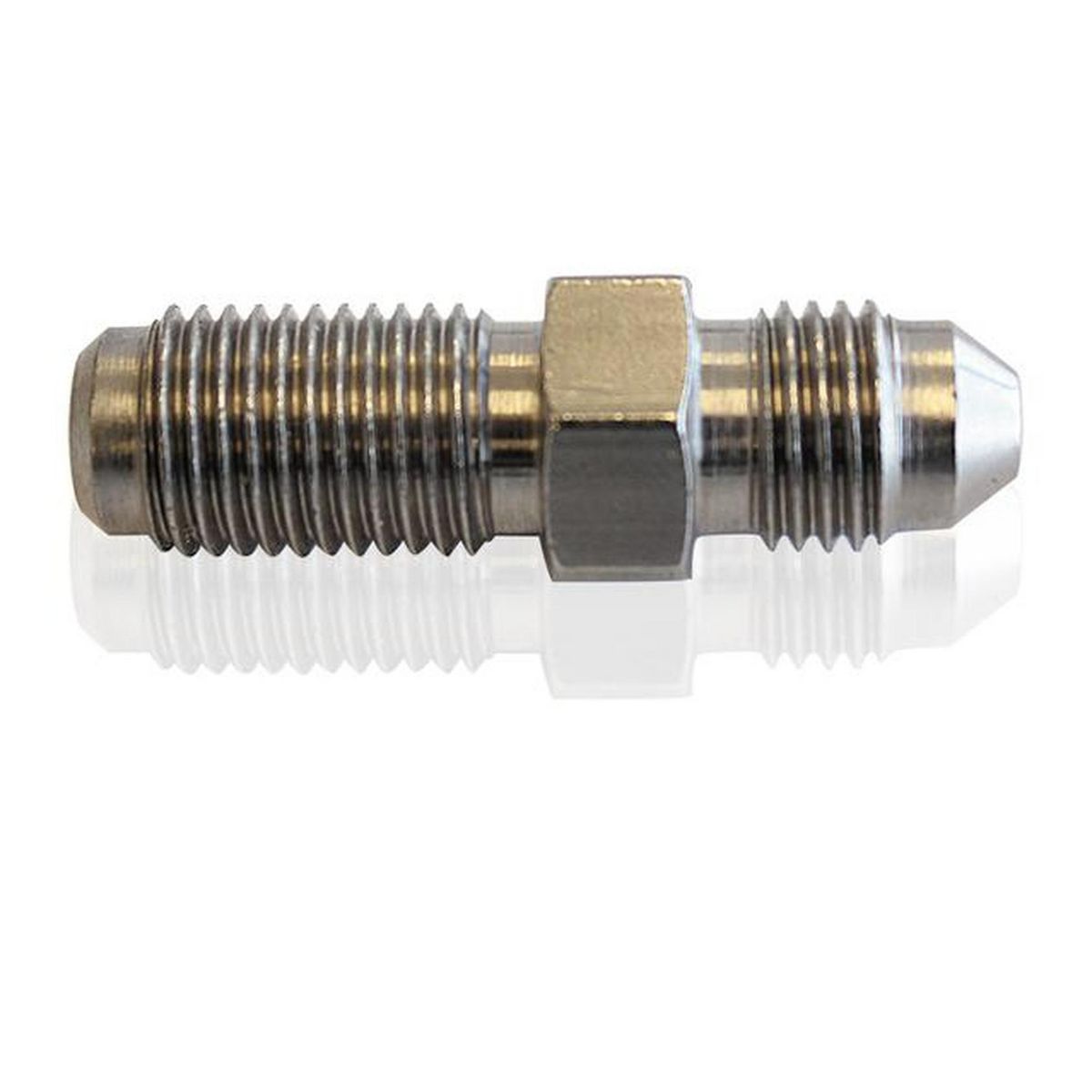 Aeroflow AF344-03 -3AN To Inverted M10 X 1.0mm Stainless Male To Male