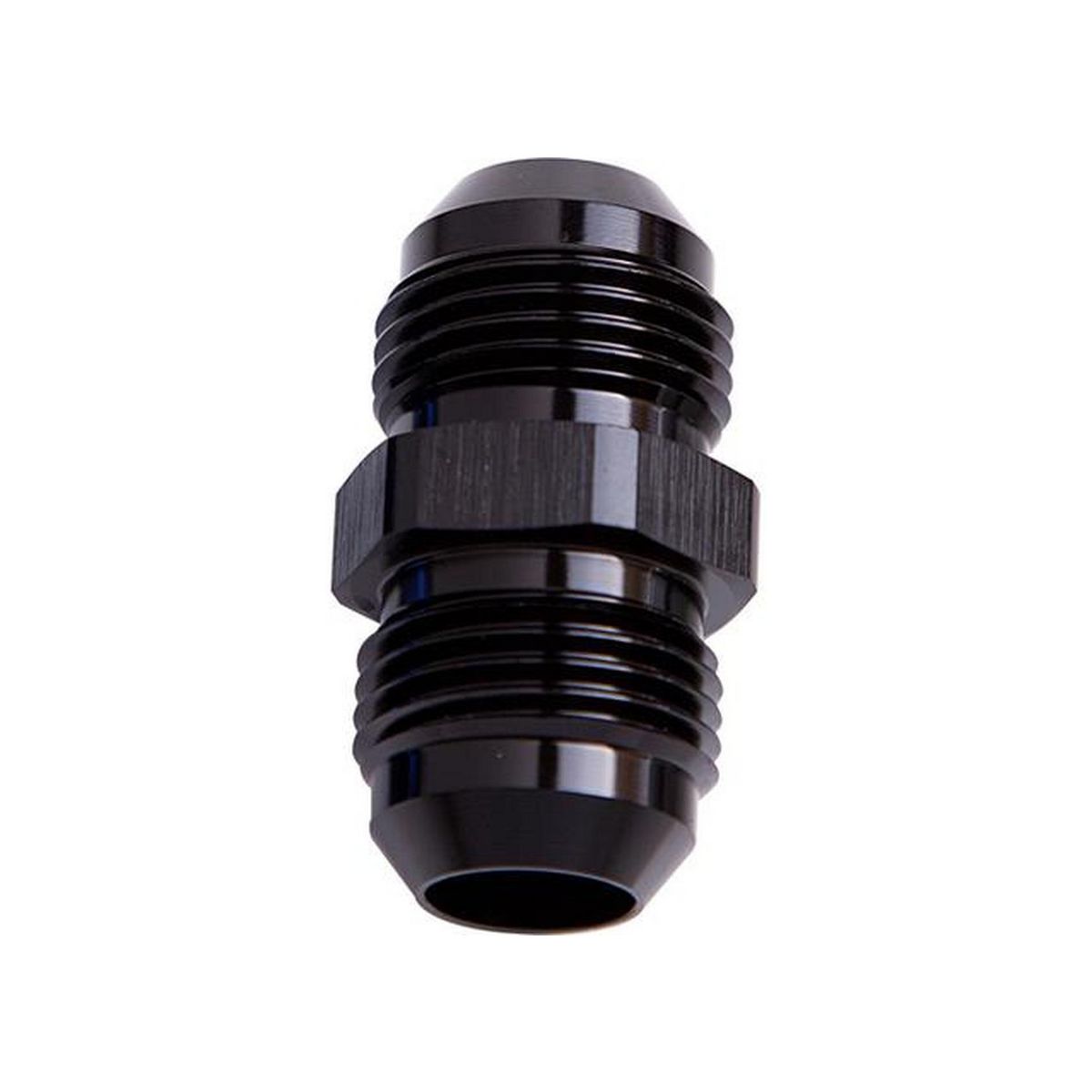 Aeroflow AF815-04BLK Male Flare Union Black -4AN To -4AN Straight
