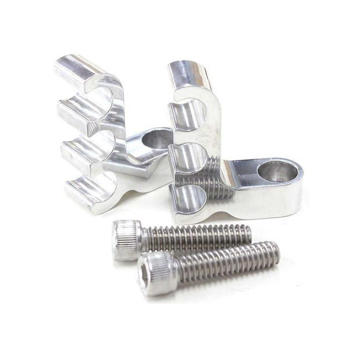 Aeroflow Polished 3 Wire Lead Separator Bolt Into Valve Cover Thread