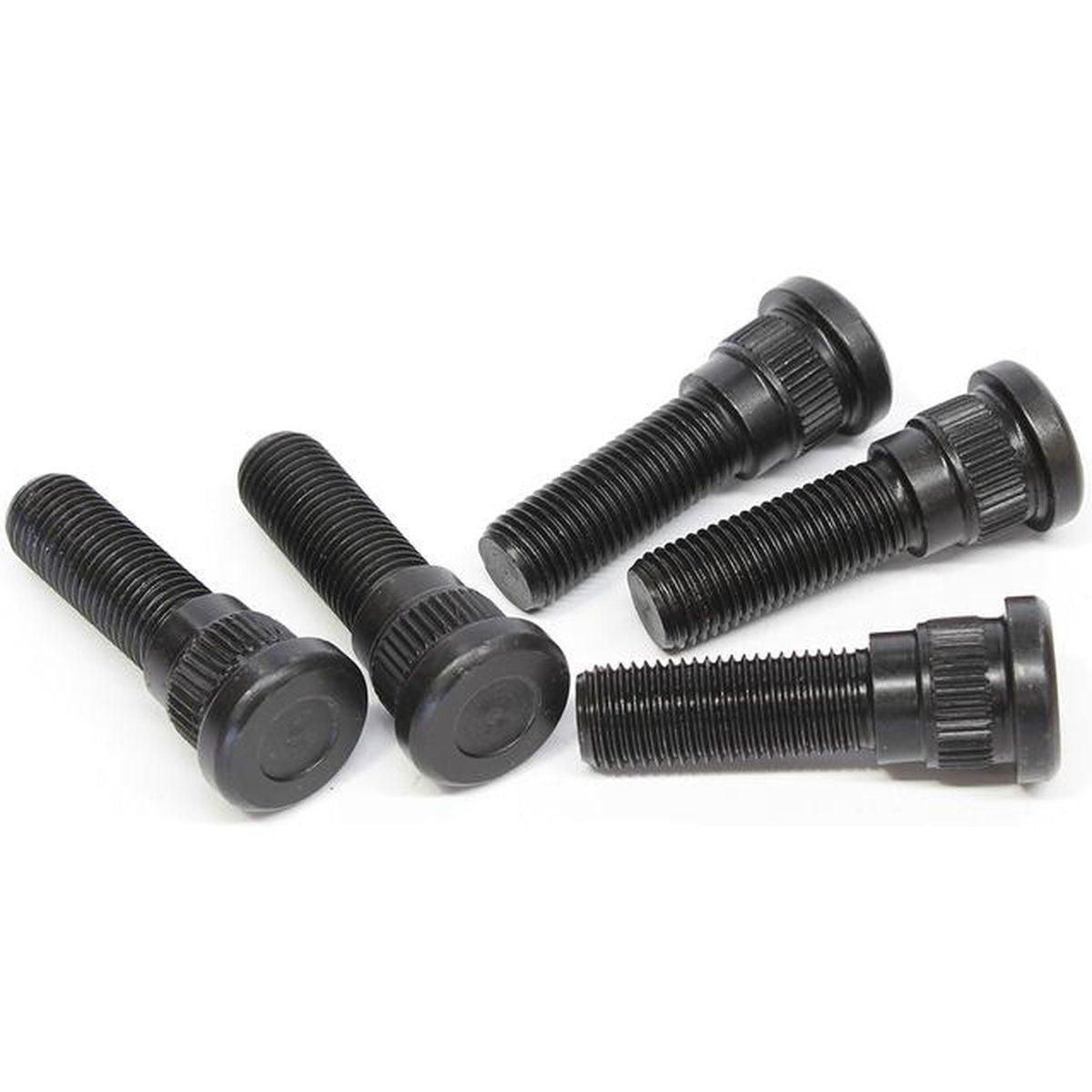 Aeroflow 7/16" Wheel Studs 5Pk .610" Knurl - 19/32 Hole Disc / Drum