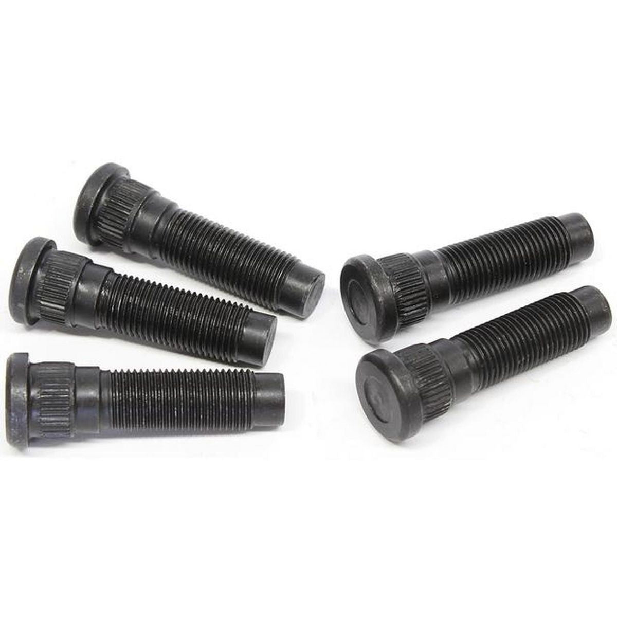 Aeroflow 1/2" Wheel Studs 5Pk .610" Knurl - 19/32 Hole Disc / Drum