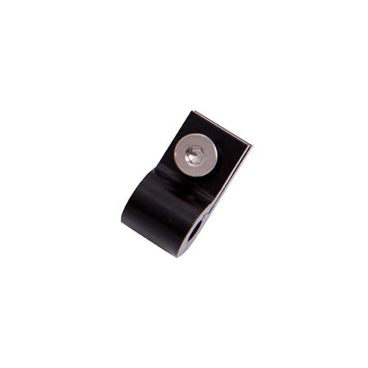 Aeroflow Billet P Style Clamp -12 Braid Black 24mm ID Or 7/8" ID