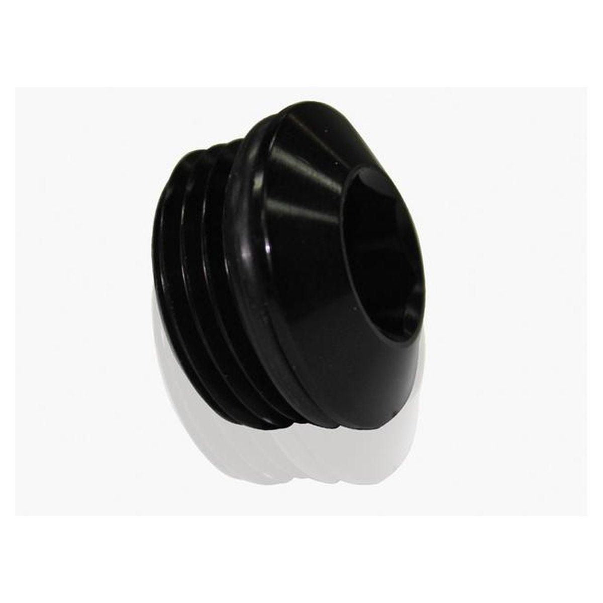 Aeroflow AF813-04BLK ORB Slimline Port Plug -4AN Black Finish
