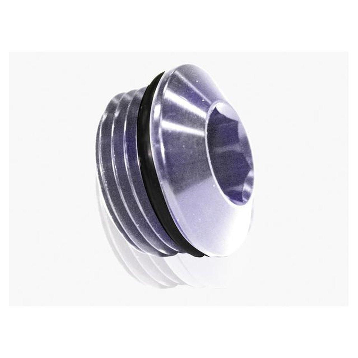 Aeroflow AF813-12S ORB Slimline Port Plug -12AN Silver Finish