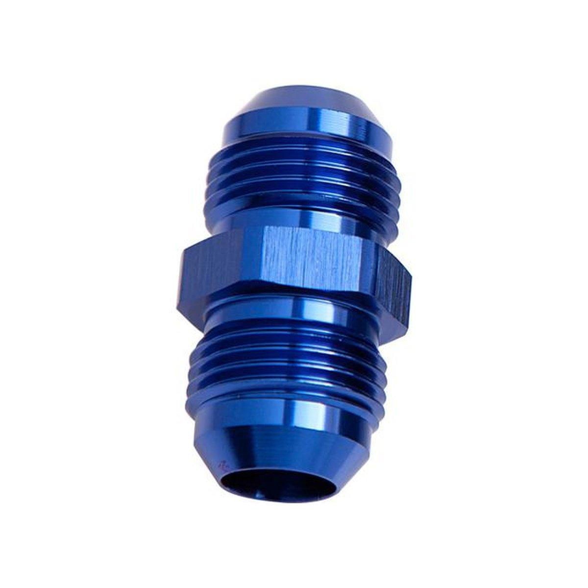 Aeroflow AF815-08 Male Flare Union Blue -8AN To -8AN Straight