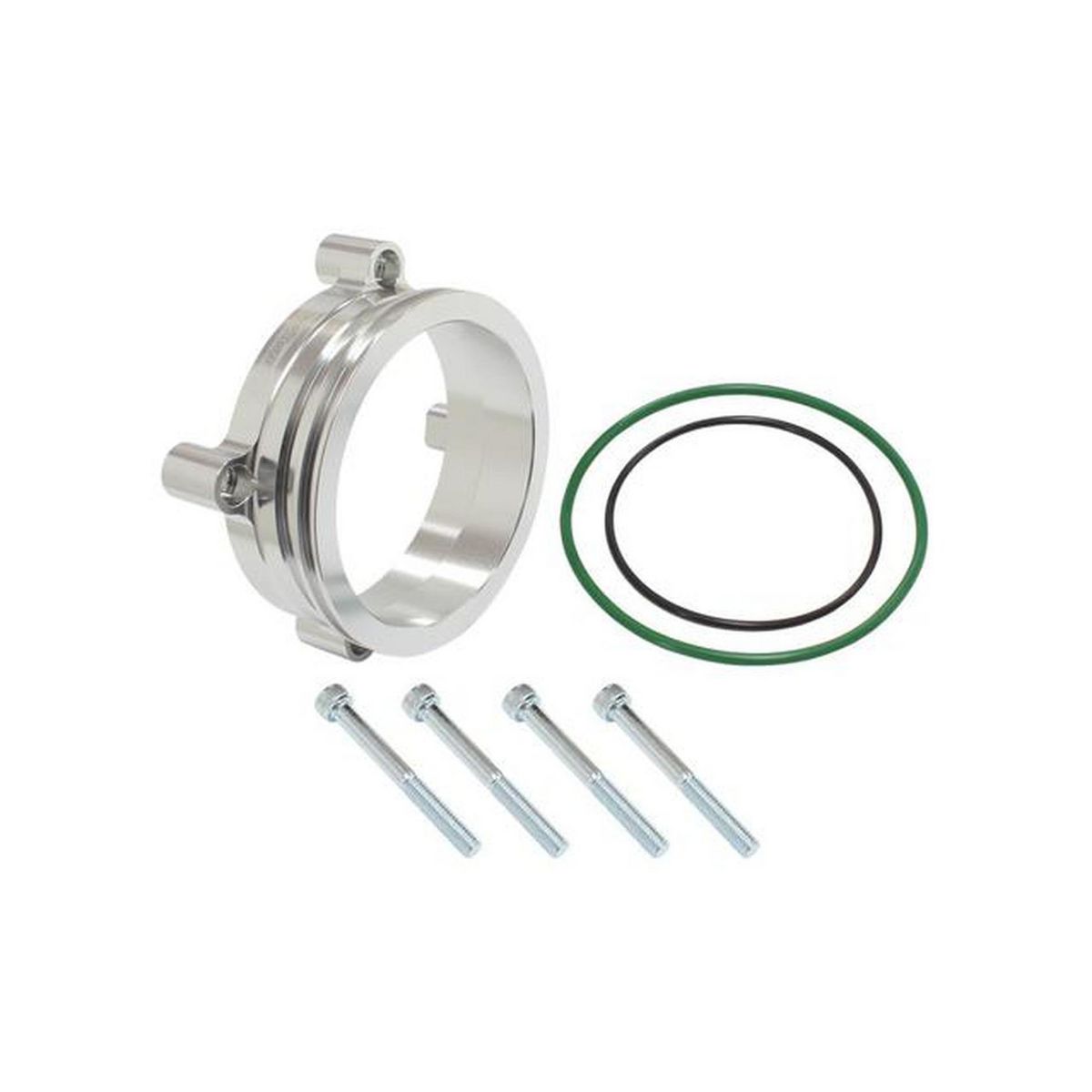 Aeroflow Adapter 74mm Bosch DBW 3" Intercooler Clamp Silver