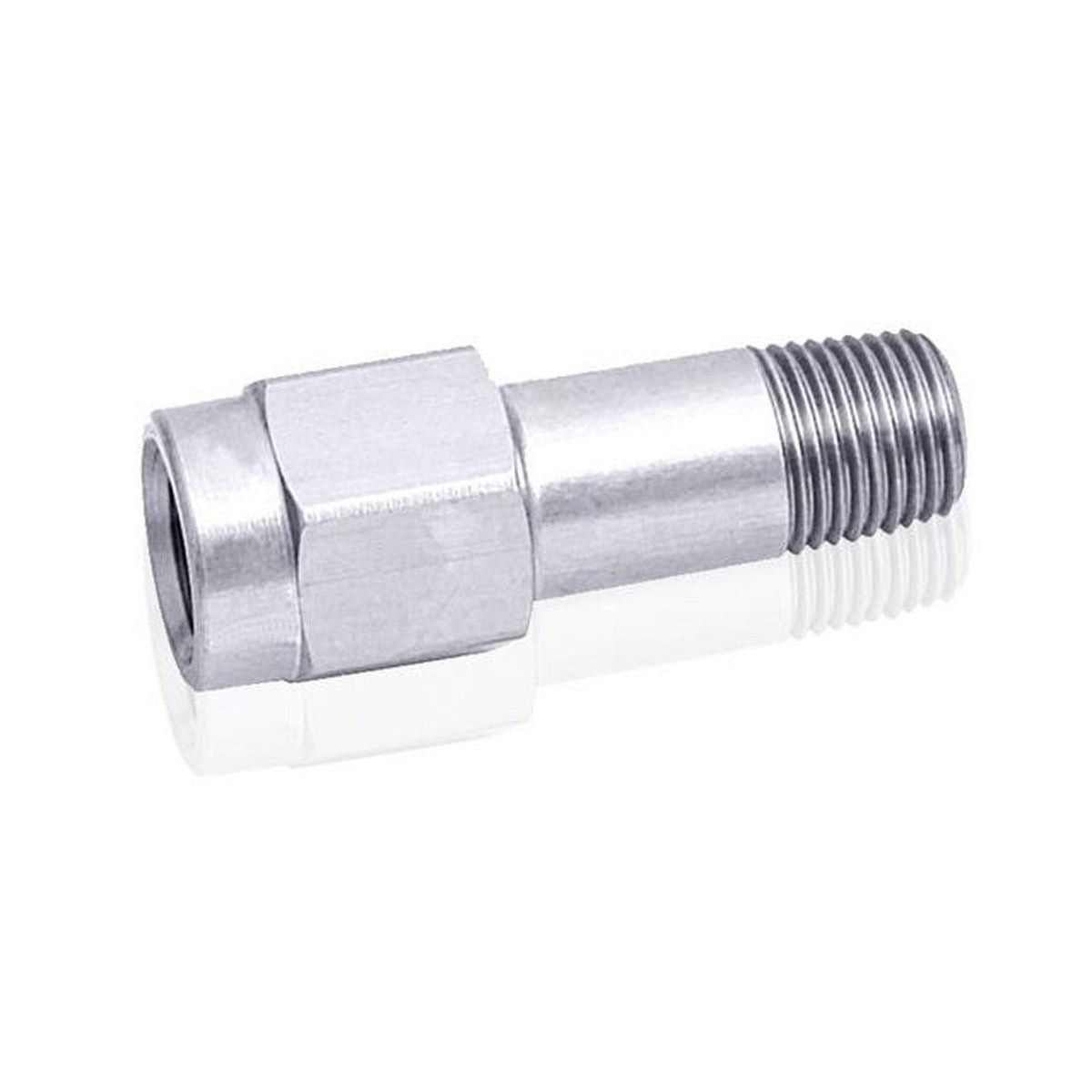 Aeroflow AF372-06S 3/8" Npt Extension Silver Male To Female