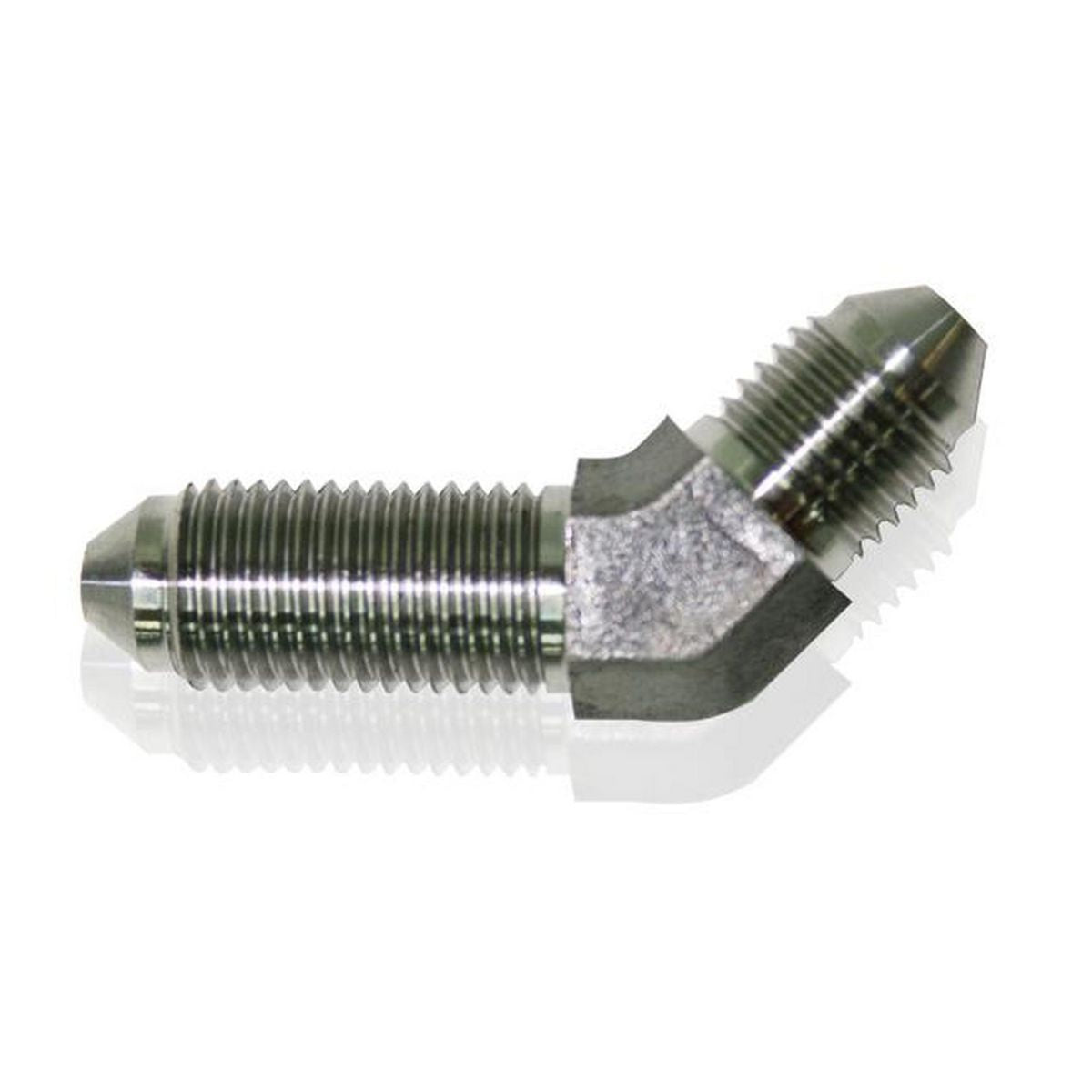 Aeroflow AF321-03 Stainless -3AN Bulkhead 45Deg Stainless