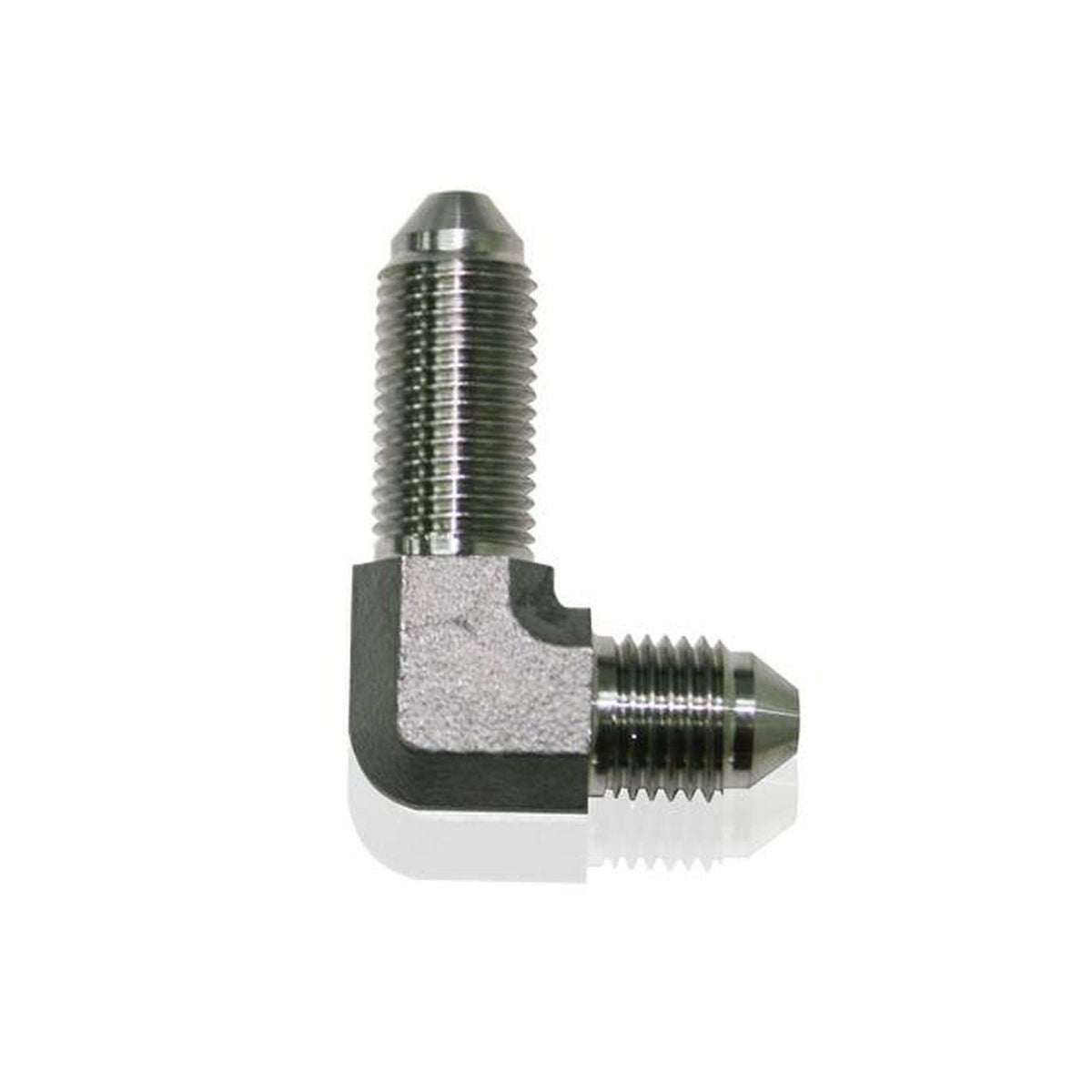Aeroflow AF323-03 Stainless -3AN Bulkhead 90Deg Stainless