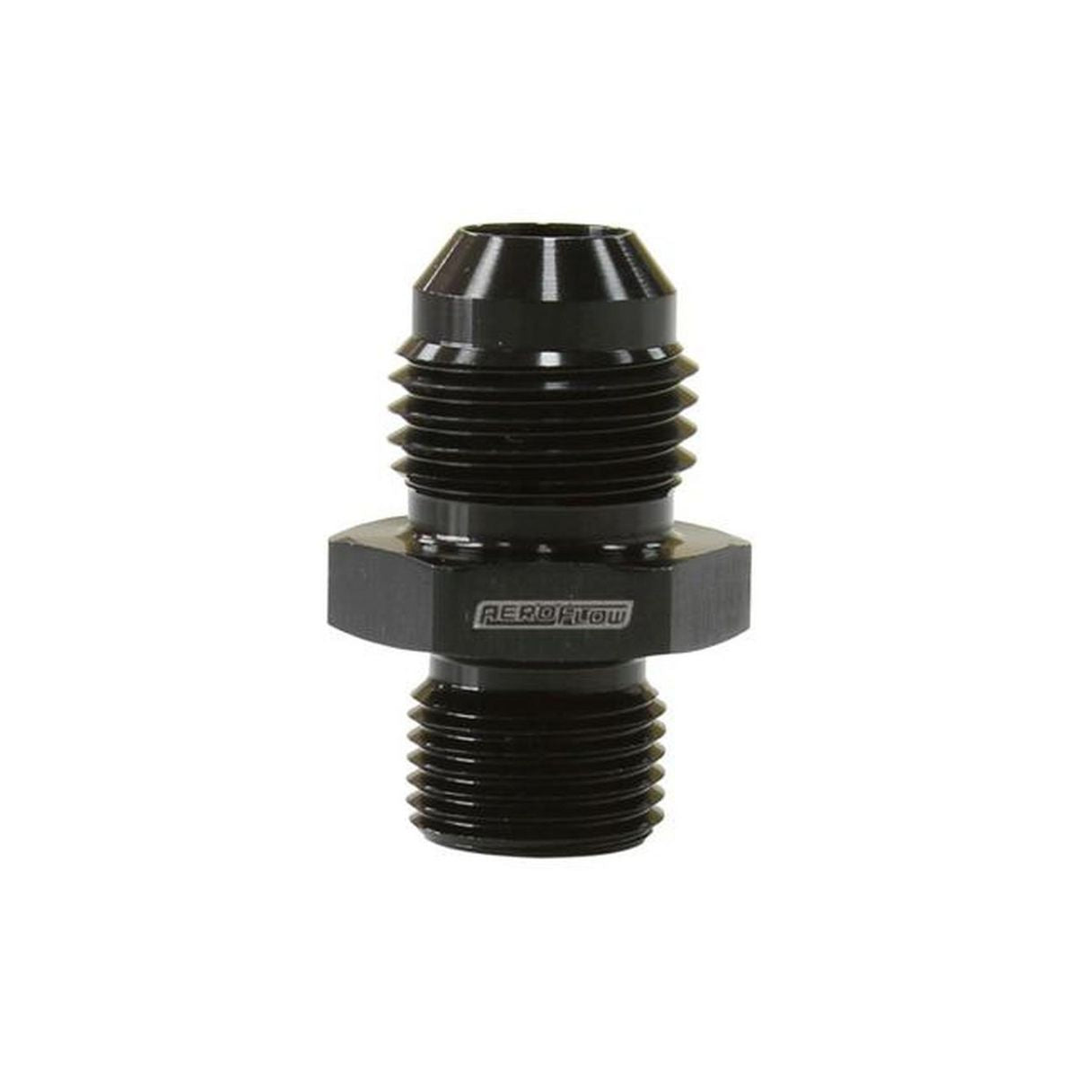 Aeroflow AF738-06BLK Metric M12x1.0mm To -6AN Black Male