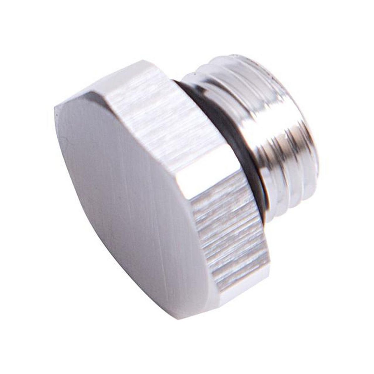 Aeroflow AF814-12S ORB Hex Port Plug -12AN Silver Finish