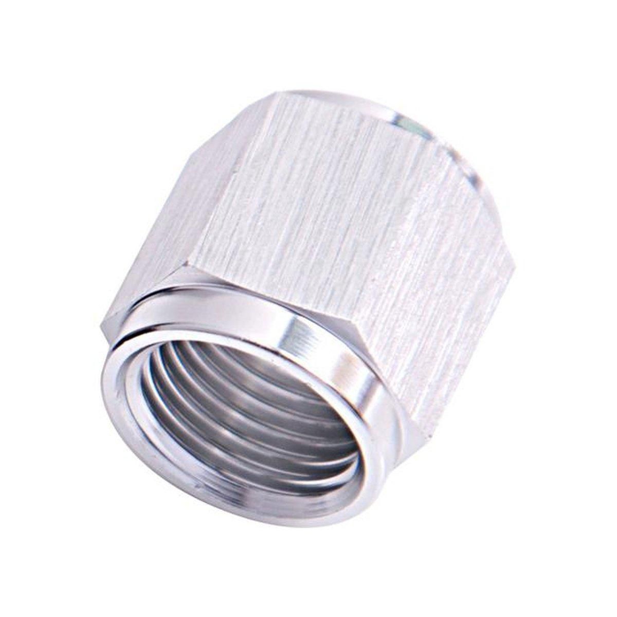 Aeroflow AF818-08S Tube Nut -8AN To 1/2" Hard Line Silver