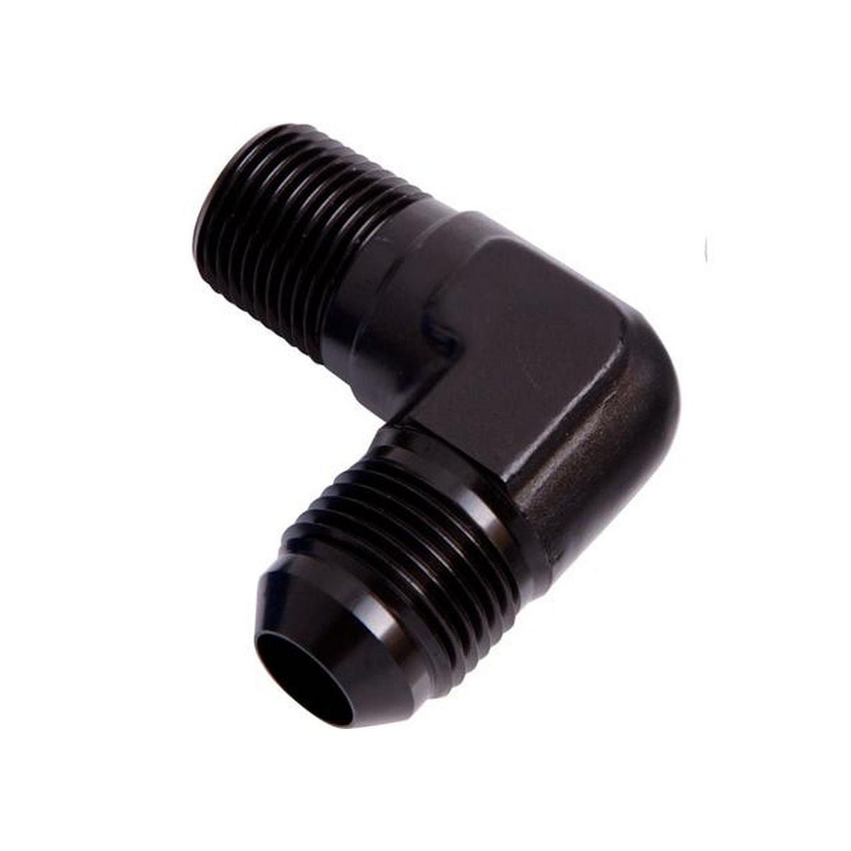 Aeroflow AF822-04BLK Male 90Deg 1/8" Npt To -4AN Black