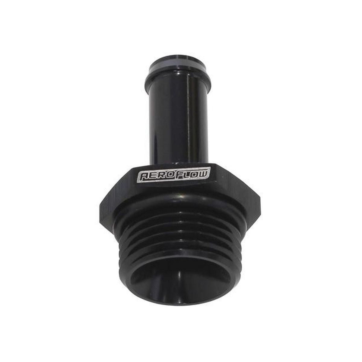 Aeroflow AF414-08-08BLK -8ORB To 1/2" Push On Barb Black