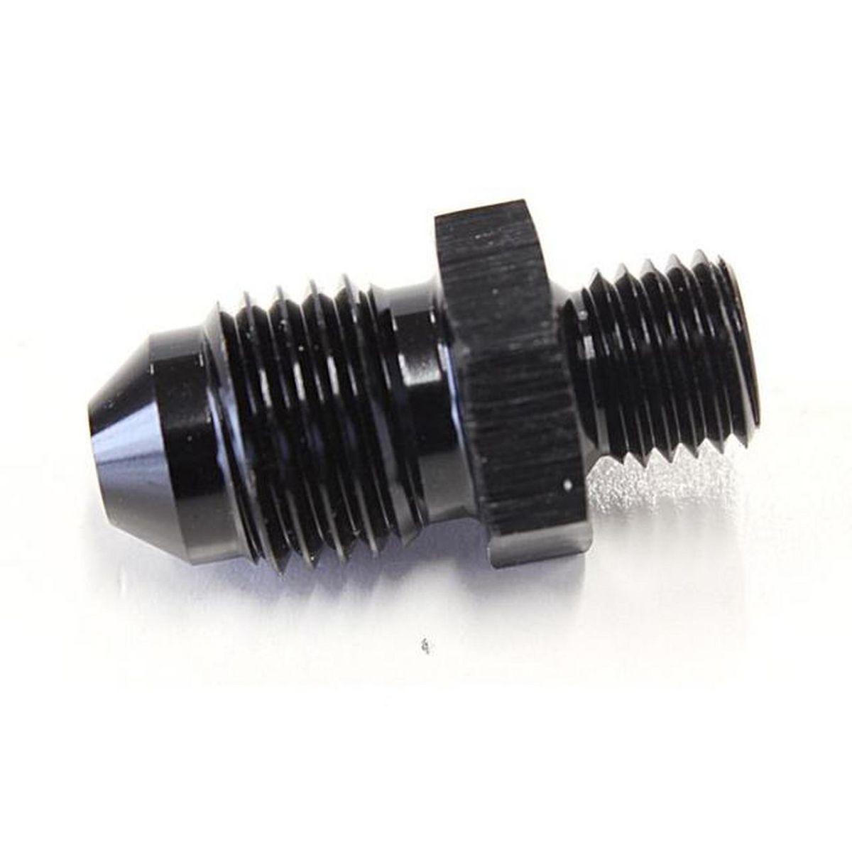 Aeroflow AF728-04BLK Metric M8x1.0mm To -4AN Black Male