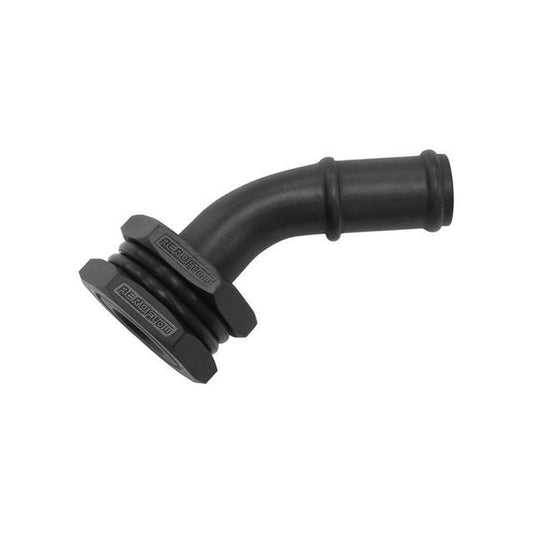Aeroflow Turbo Drain Adapter 5/8 Barb 45Degree