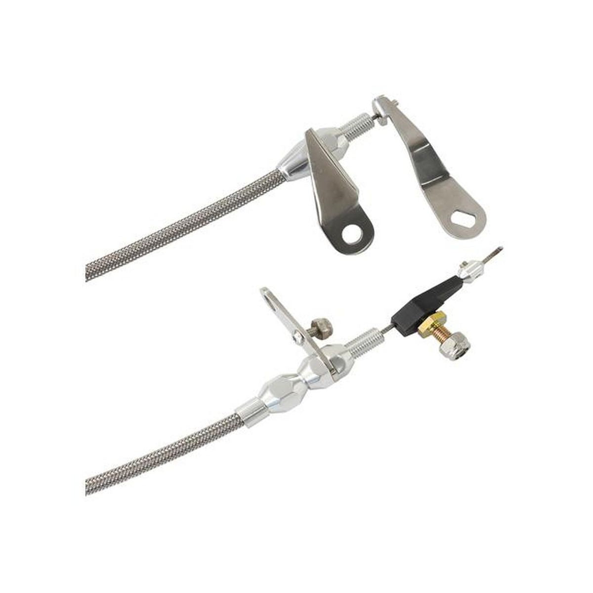 Aeroflow Kickdown Cable Suits Ford C4 Chrome