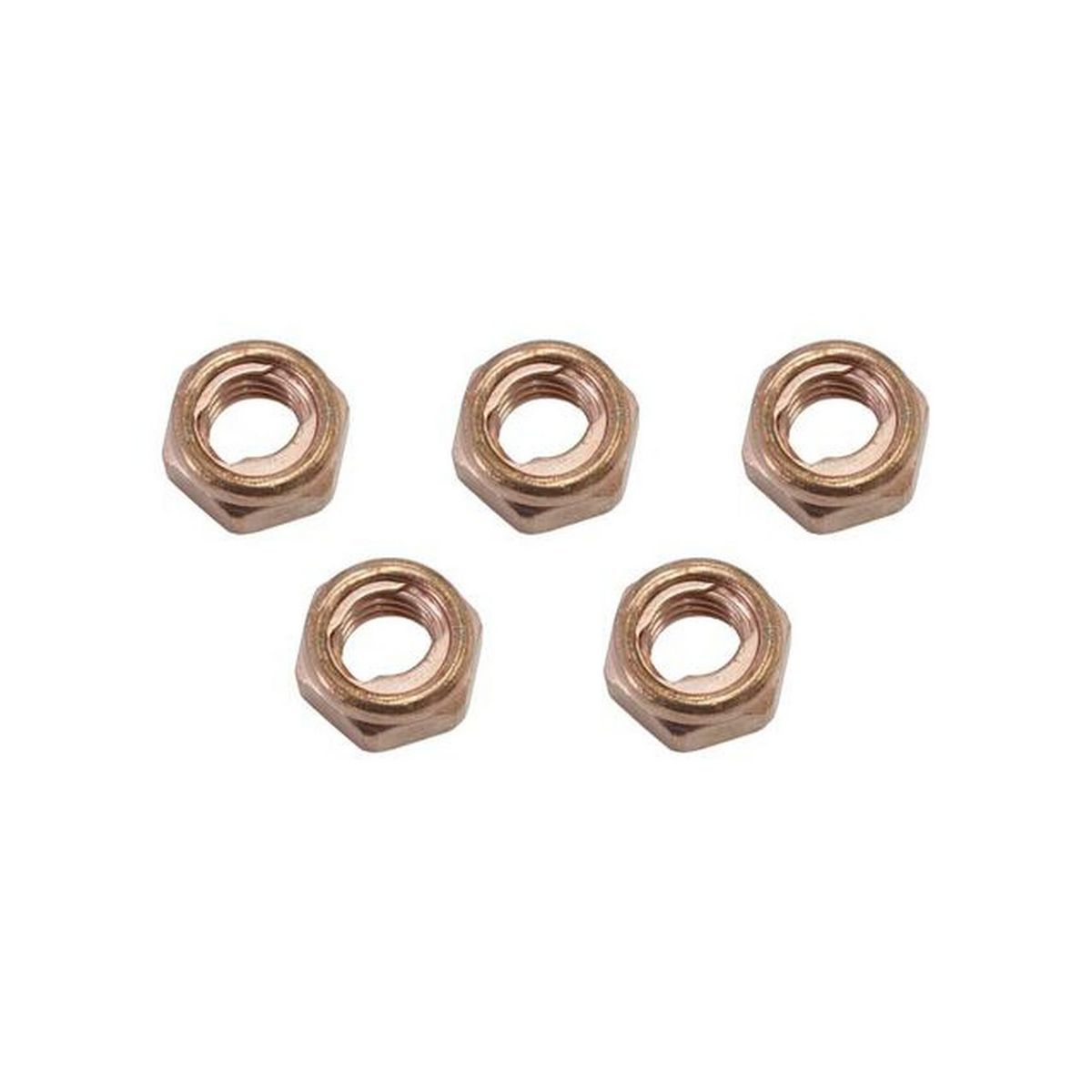 Aeroflow Turbo Copper Nut Kit M8x1.25 5Pk