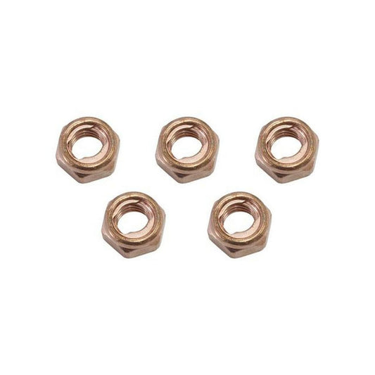 Aeroflow Turbo Copper Nut Kit M8x1.25 5Pk