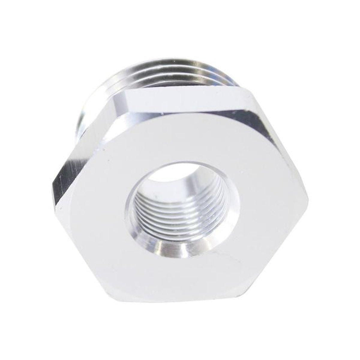 Aeroflow AF912-P08-02S -8ORB Port Reducer To 1/8" Npt Silver Male To Female