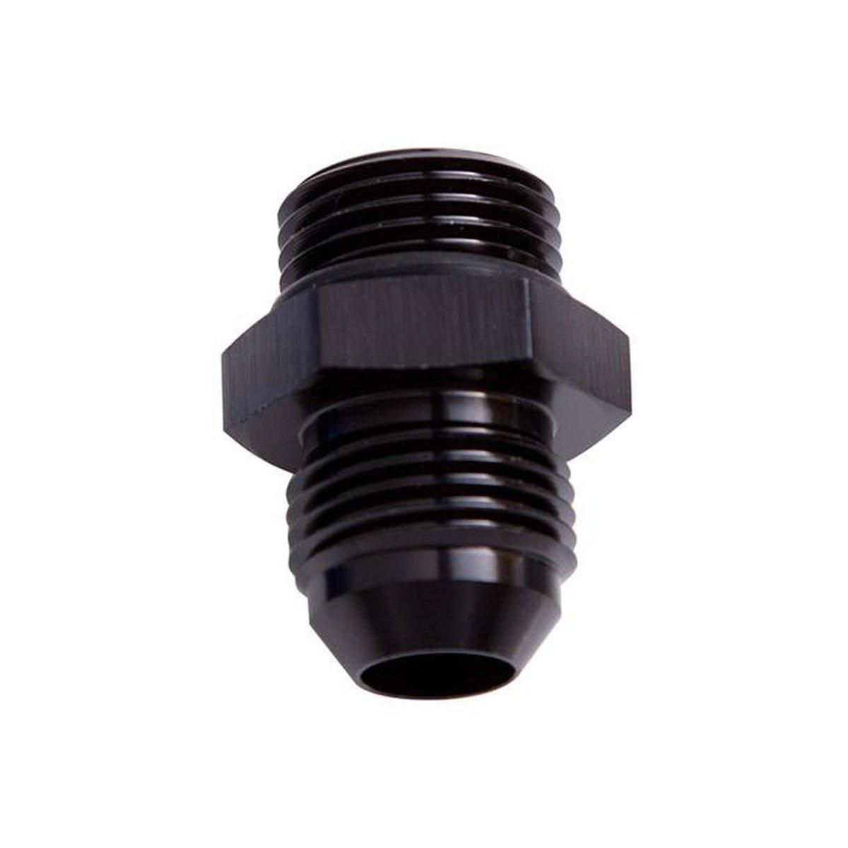 Aeroflow AF920-04-08BLK -8 ORB To -4AN Straight Black Male To Male