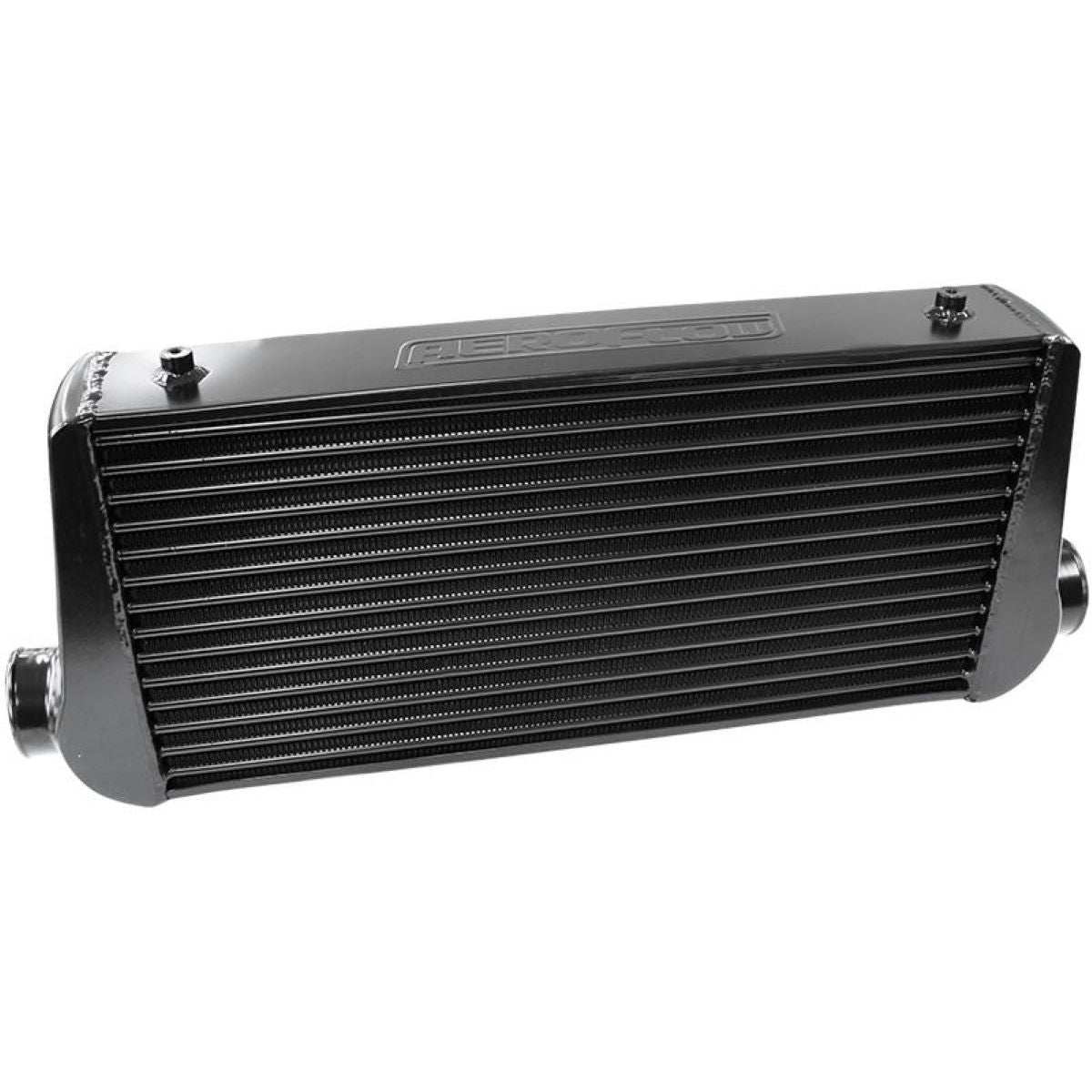 Aeroflow AF90-1000BLK Front Mount Intercooler (Black) 600x300x76mm