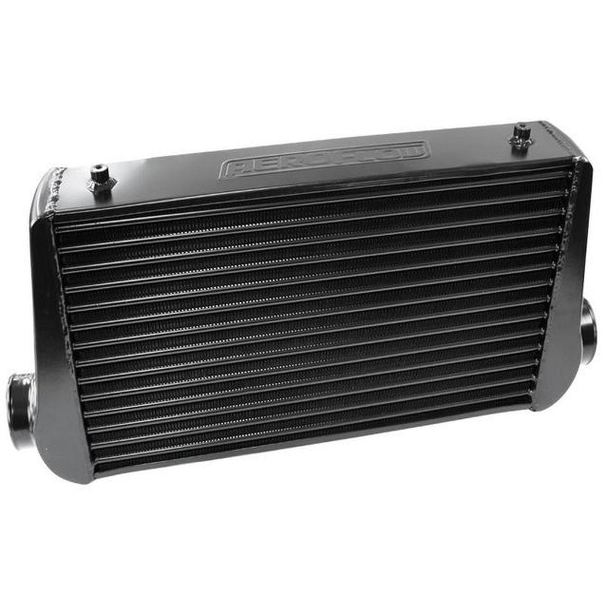 Aeroflow AF90-1001BLK Front Mount Intercooler (Black) 450x300x76mm